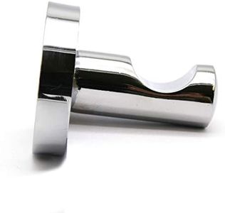 Wall Mount Towel Hook, Single Robe Hook, Polished Stainless Steel, Curved Hanging Support, Rust-Resistant, Space-Saving, Modern Design for Bathroom, Kitchen, Bedroom, Easy Installation with Hardware