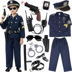 Police Dress Up Costume Set Shirt, 