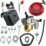 Ruma Recoil Starter Air Cleaner Carburetor Spark Plug Kit for Honda GX240 GX270 Engine Water Pump Pressure Washer Compressor and More