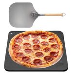 Pizza Steel PRO by Hans Grill | XL (1/4" Thick) Square Conductive Metal Baking Sheet for Cooking Pizzas in Oven and BBQ | Bake and Grill Bread and Calzone