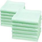 merrysquare - Little Handkerchiefs - Size 9 inches square - 100% Cotton - LILLIPUT Model (Light Green)