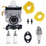 Mikatesi 308054129 RY38BP Carburetor Kit Replaces for Ryobi RY38BP 38cc Backpack Blower Parts with Fuel Line Filter Gaskets Kit