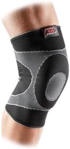 Mcdavid Knee Sleeve Elastic with Gel Buttress, Black, Large, 5125R-BK-L