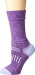 Columbia Hike Unisex Thermolite ProOn The Right Path-Adventure Crew Socks-1 Pair, Wild iris, S