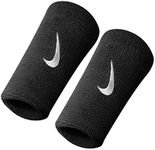 Nike Swoosh Doublewide Wristbands, Black