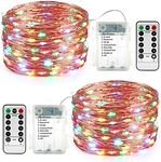 Lyhope 2 Pack Fairy Lights, Battery