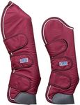 Dura-Tech Elite Pro Horse Shipping Boots | Size Large | Color Burgundy |Superior Comfort & Protection | Reinforced Heel Guard | Cushioned Nylon Lining | Contoured Design