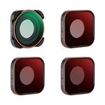 K&F Concept CPL, ND8, ND16, ND32 Filters Compatible with GoPro Hero 13 12 11 10 9 Black, 4-Pack Filter Kit Action Camera Accessory Neutral Density Polarizer PL Lens Filter