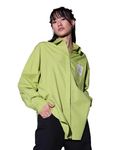 Hubberholme Women Green oversized cotton Shirts HHWSHS23066_GN_M