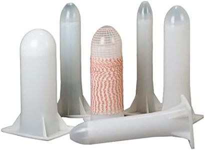 MAQA 1 pz Tubo per arrosti e salumi in plastica da 86 a 160 mm, Tubo con ogiva per applicazione rete sugli insaccati 96 mm