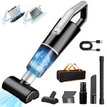 ProChosen Handheld Vacuum Cleaner, Car Vacuum Cleaner Car Hoover Cordless with Powerful 9000PA Suction, Mini Portable Rechargeable Hand Held Vacuum Cordless for Car/Home/Pet/Office