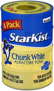 StarKist Chunk White Tuna in Water 5 oz Can, 4 Count, Pack of 1