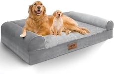 Sytopia Orthopedic Dog Bed for Large Dogs Clearance Washable, 42'' Extra Large Dog Bed with Removable Cover and Anti-Slip Bottom, Deluxe Waterproof Dog Crate Bed- XL Dog Bed