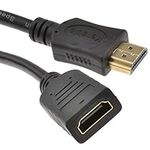 kenable HDMI Extension Lead Male to Female High Speed Cable 1080P HD TV 2m [2 metres]