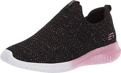 Skechers Girls Ultra Flex-METAMORPHIC BKRG Sneaker - 1 Kids UK (2 US) (81546L)