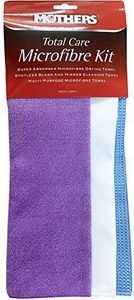 MOTHERS Total Care Microfibre Towel Kit, Purple, 40cm x 40cm