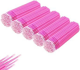 500 Pcs Micro Brushes, Microswabs For Eyelash Extensions & Makeup, Lint Free Lip Micro Applicator Brush, Disposable Micro Swabs, Eye Lash Mascara Wands