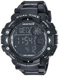 Armitron Sport Men's 40/8309 Digital Chronograph Watch, Black, Chronograph,Digital,Quartz Movement