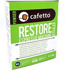 Cafetto Restore Organic Descaler - Coffee Machine Cleaning Powder, 4 Single Use Packets