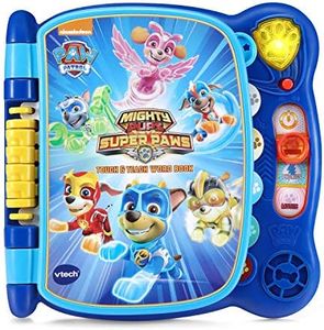 VTech Paw Patrol Mighty Pups Touch & Teach Word Book - Interactive Educational Reading Book - Blue - 530700 Multicolour