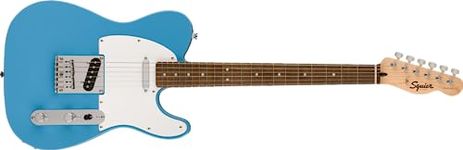 Fender Squier Sonic Telecaster Electric Guitar, California Blue, Laurel Fingerboard 0373450526 - Poplar Wood