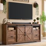 JXQTLINGMU Farmhouse TV Stand for 7
