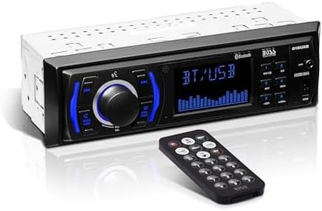 BOSS Audio Systems 616UAB Car Stereo - Single Din, Bluetooth Audio and Calling Head Unit, MP3, USB, Aux-in, No CD DVD Player, AM/FM Radio Receiver