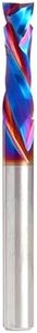 Amana Tool Spektra Extreme Tool Life Solid Carbide CNC Compression Spiral Router Bit, 46170-K, 1/4 D x 7/8 CH x 1/4 Shank x 2-1/2 Inch Long 2 Flute