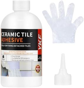 YKF Heavy Duty Tile Adhesive 10.5 oz – Versatile Tile Glue for Concrete, Stone, Wood, Floor, Wall, Tile & More – Gap Filling, Waterproof, Strong Bond, Indoor/Outdoor Use
