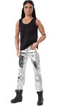 Barbie Signature Barbie Looks Ken Doll (Long Brunette Hair) Fully Posable Fashion Doll Wearing Black Tank Top & Metallic Pants, Gift for Collectors