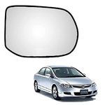 Auto Spare World Right Side Mirror Glass Compatible With Honda Civic Set of 1 Pcs.