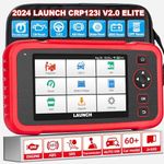 LAUNCH CRP123I V2.0 OBD2 Scanner, ABS SRS Transmission Diagnostic Scan Tool Check Engine Light Airbag Car Code Reader with EPB SAS TPMS Oil Lamp Throttle Body Reset, Live Data, Auto VIN