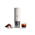 OutIn Nano Portable Electric Espresso Machine, Travel Coffee Maker for Camping, Car Coffee Maker Self-Heating with USB-C, With Ground Coffee & NS Capsule for RV, Hiking, Office
