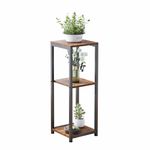 VonDream Tall Plant Stands Indoor, 3 Tier Plant Table, Corner Plant Stands for Indoor Plants Multiple, Small Side Table for Indoor Plants, Tall Plant Table