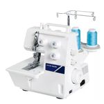 Juki MCS-1600 Cover Stitch and Chain Stitch Sewing Machine with Super Easy Looper Threading, 1,350 Stitches Per Minute, and Differential Feed Adjustment (White)