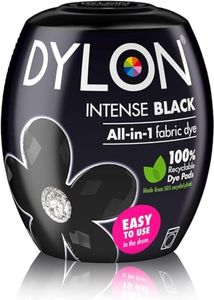 Dylon New 350g Intense Black Machine Dye Pod 2 Pack, 2X 350