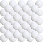 A1SONIC® 24 Table Tennis Ping-pong Balls & Washable Plastic Beer Pong Balls (White)