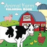 Animal Farm Coloring Book: A Cute Barnyard Coloring Book for Children | With Farmyard Animals, Farm Vehicles & More