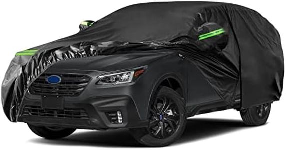 Waterproof Car Cover Replace for 2004-2024 Subaru Outback, 6 Layers All Weather Car Covers with Zipper Door & Windproof Bands for Snow Rain Dust Hail Protection (Outback)