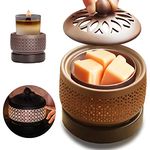 Wax Melt Warmer, High Power Candle Warmer, Electric Candle Wax Warmer for Scented Wax, Oriental Style Home Decoration Gifts(Straight Edge)