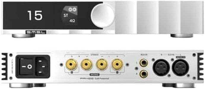 SMSL PA400 GaN HiFi Amplifier | 250W Stereo Class D Amp | XLR-Balanced, RCA, XLR-Mono Input | Home Audio Desktop Gallium Nitride Amps