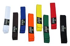 Henco Turbo Judo/Karate/Taekwando Martial Arts Belt, (Pack of 8)