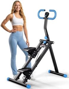 Weceni Stair Stepper, Steppers for Exercise at Home, Folding Vertical Stair Stepper, Vertical Climber, Reformer Stair Climber