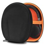 Geekria Shield Headphones Case Compatible with Sony WH-XB700, WH-CH520, WH-CH500, XB950BT, XB950N1 Case, Replacement Extra Hard Shell Travel Carrying Bag with Cable Storage (Black)