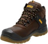 DEWALT Men's North Dakota, Steel Safety Toe Work Boot, Brown, UK9 (EU43)