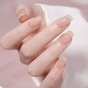 Vishine Jelly Crystal Nude Neutral Tone Gel Nail Polish 15ML Gel Polish Translucent Sheer Nude Soak Off UV LED Gel Nail Polish Clear Color Home DIY Manicure Nail Art #10