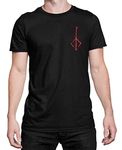 Luxyl Unisex Blood Symbol T-Shirt Black X-Large