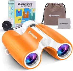 BRESSER Binoculars for Kids, HD 6x21 Kids Binoculars, Outdoor Toys for 3-12 Year Old Boys Girls, Compact Bird Watching, Camping, Outdoor Games, Exploration, Gifts for 3-4-5-7-8-12 Year Boys Girls