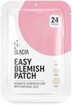 Spot Patches by Glacia® – Acne Patch 24 Pack of Hydrocolloid Pimple Patches for All Skin Types – Spot Stickers Made With Natural Oils, Tea Tree and Calendula for Premium Skin Care