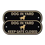 2 Pack 7.87 x 3inches Dogs in Yard 